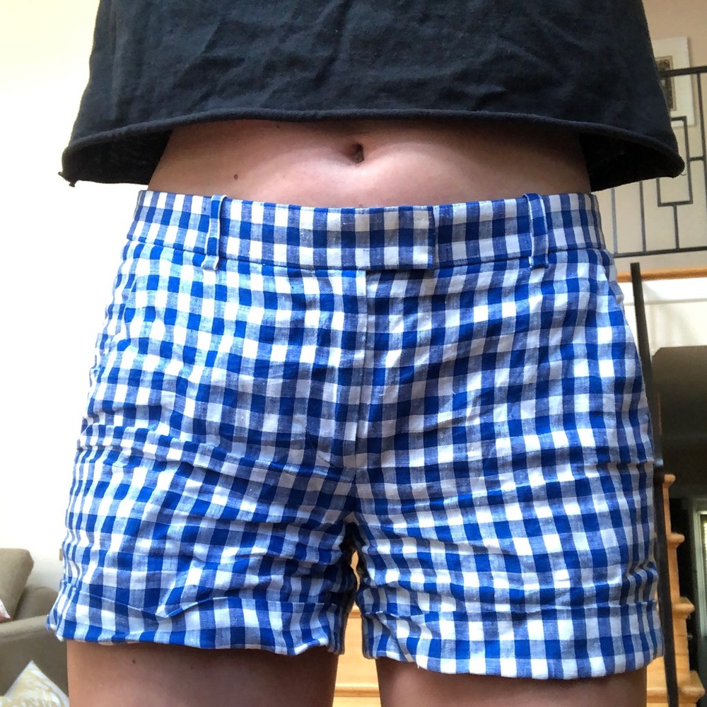 Gingham shorts